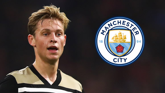 Barcelona lose hope as Man City close in on club-record De Jong deal