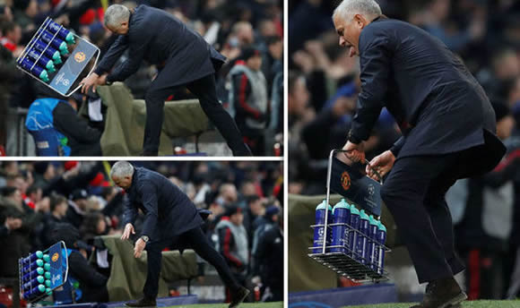 Man Utd boss Jose Mourinho reacts to Marouane Fellaini winner in stunning fashion