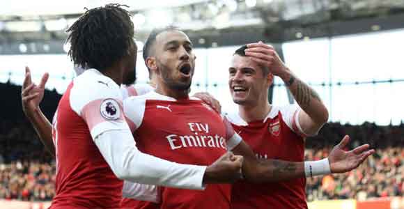 Arsenal 4 Tottenham 2: Aubameyang double inspires thrilling derby triumph