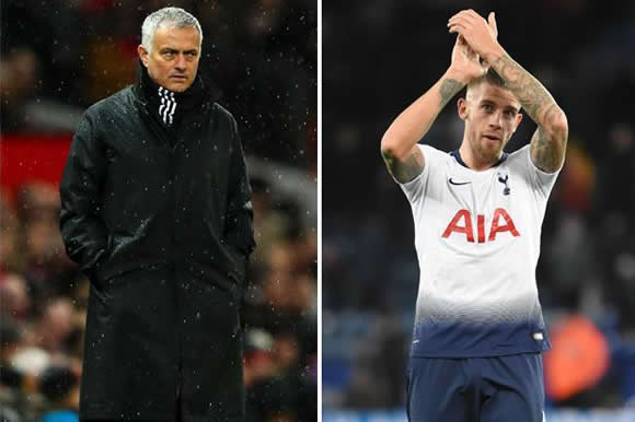 Jose Mourinho given green light to sign defender next month with Toby Alderweireld his No1 target