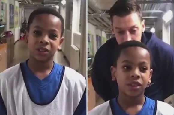 Mesut Ozil leaves young supporter absolutely gobsmacked with Christmas surprise