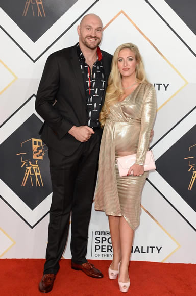 Harry Kane and Tyson Fury joined by glam Wags on red carpet for Sports Personality of the Year 2018