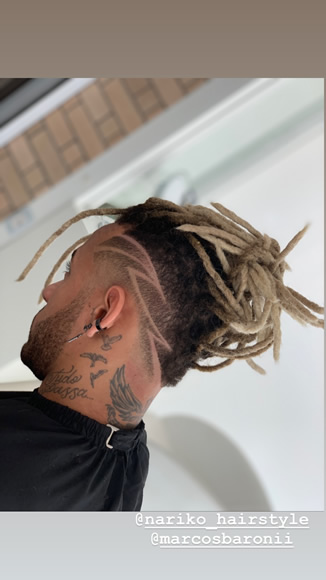 Neymar unveils crazy new dreadlock haircut