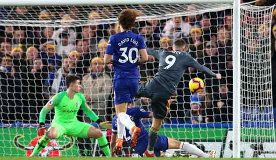 Chelsea 0 Leicester City 1: Vardy ends Foxes' 18-year wait for Stamford Bridge win