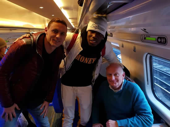 Man Utd stars apologise for noisy game of Uno on train – but Oz couple only found out who they were from son 10,000 miles away