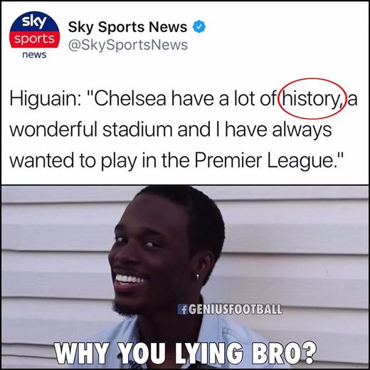 7M Daily Laugh - Higuain, why are you lying?