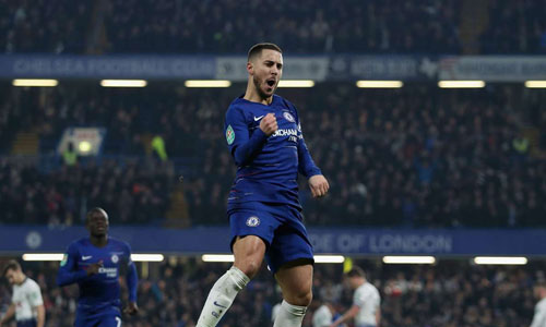 Chelsea 2 Tottenham 1 (2-2 agg, 4-2 on penalties): Blues advance to EFL Cup final