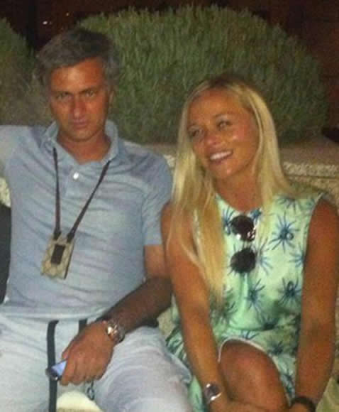 Jose Mourinho spotted on rare public outing with wife Matilde after secret friendship with blonde revealed