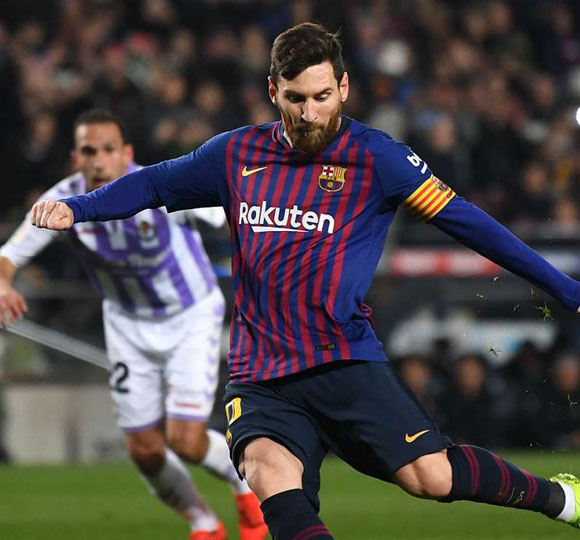 Barcelona 1 Real Valladolid 0: Hit and miss as Messi gets job done