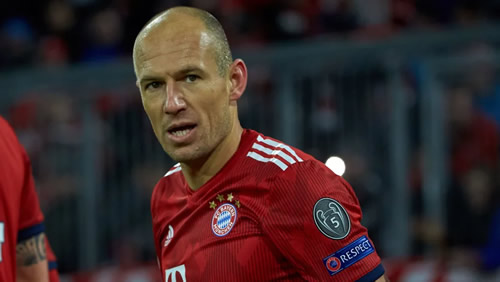Robben picks Anfield as his 'worst stadium' ahead of Champions League return
