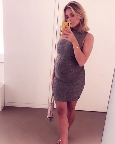 Man Utd star Lindelof's wife shows off baby bump and embraces stretch marks in stunning pictures