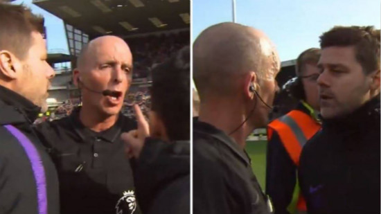 Mauricio Pochettino Looked Like He Wanted To Fight Mike Dean At The Final Whistle