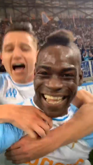 Mario Balotelli nets amazing overhead kick then posts celebratory selfie on Instagram during game