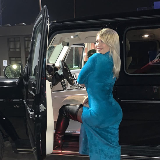 Wanda Nara treats herself to swanky £150k Mercedes to celebrate new TV appearance despite Mauro Icardi contract dispute with Inter