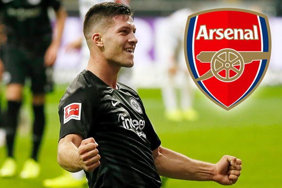 Arsenal join Chelsea and Real Madrid in £52m transfer race for Frankfurt ace Jovic