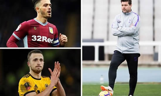 Tottenham plot TWO transfer raids as Diogo Jota and Jack Grealish targeted - EXCLUSIVE