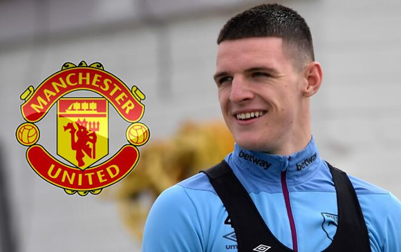 Man Utd ready to 'break the bank' to sign West Ham and England starlet Declan Rice