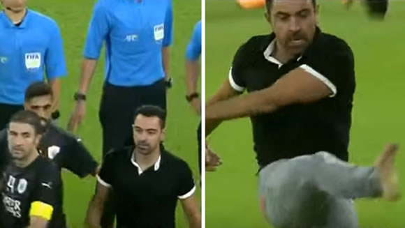 Xavi's fury with the referee on his AFC Champions League debut