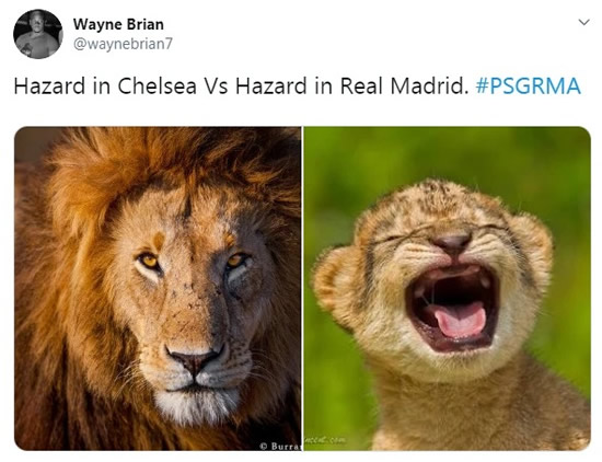 Fans destroy Eden Hazard in hilarious memes comparing Real Madrid vs Chelsea versions
