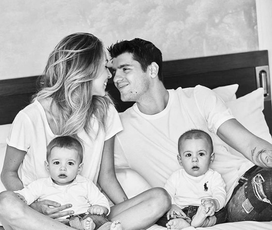 Alvaro Morata reveals his delight at quitting Chelsea after 'bad time' in London and he and wife Alice Campello 'have found happiness'