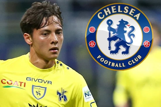 THE ITALIAN JOB Chelsea scout Verona wonderkid Emanuel Vignato but face competition from Bayern, AC and Inter Milan in transfer race