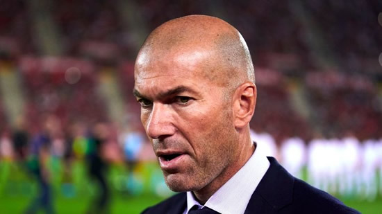 Real Madrid boss Zinedine Zidane says he is not feeling Champions League pressure