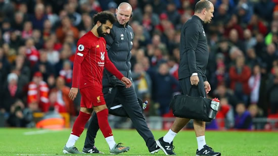Liverpool's Mohamed Salah trains but Joel Matip struggles with knee
