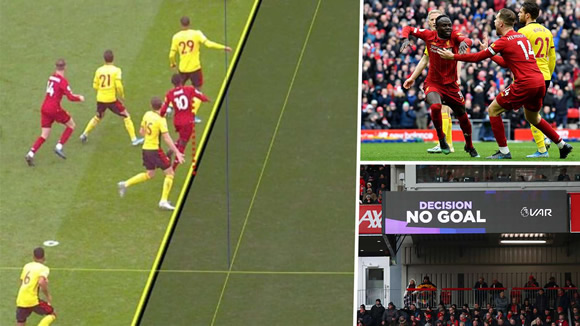 Mane offside call outrages Liverpool fans as claims of VAR delivering title gifts are refuted