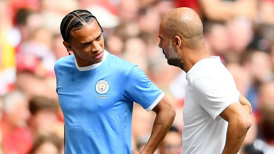 Sane steps up recovery but Guardiola can't guarantee he will stay at Man City in January