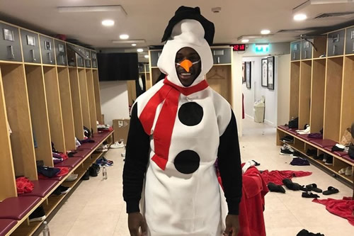 West Ham star Michail Antonio in snowman outfit smashes Lamborghini into garden