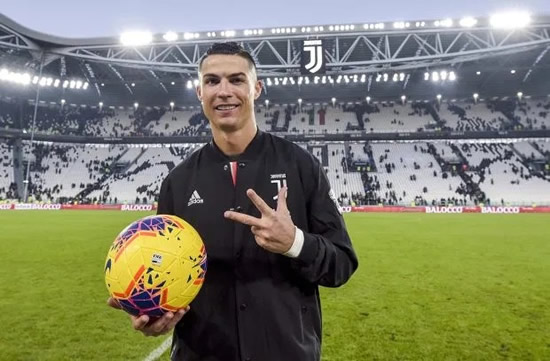 RONDERFUL Cristiano Ronaldo shows off his incredible body aged 34 as Juventus star trains ahead of Roma clash