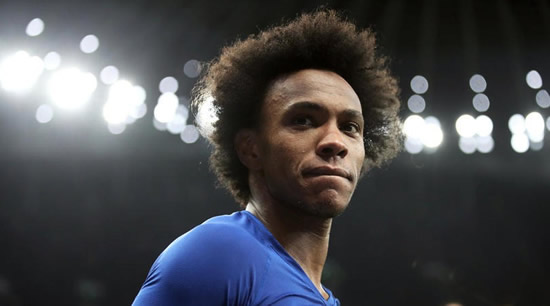 Willian returns to Brazil to link up with his family, with Chelsea's permission