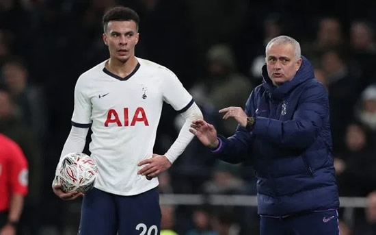 Jose Mourinho wishes topless Dele Alli happy birthday from across the street as Tottenham duo keep their distance