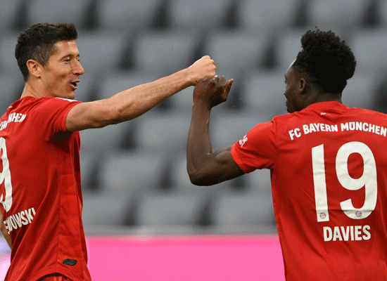 Bayern Munich 5-0 Fortuna Dusseldorf: Champions move 10 points clear