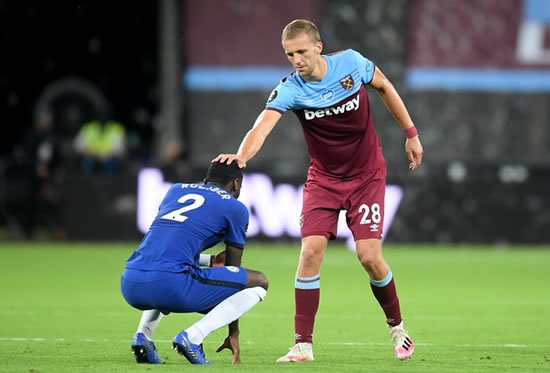 West Ham strike late to boost survival hopes and dent Chelsea’s top four tilt