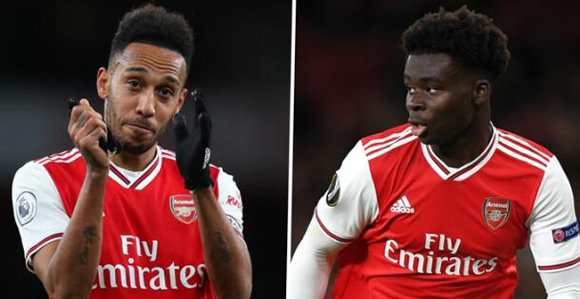 Aubameyang explains unusual nickname for Arsenal prodigy Saka