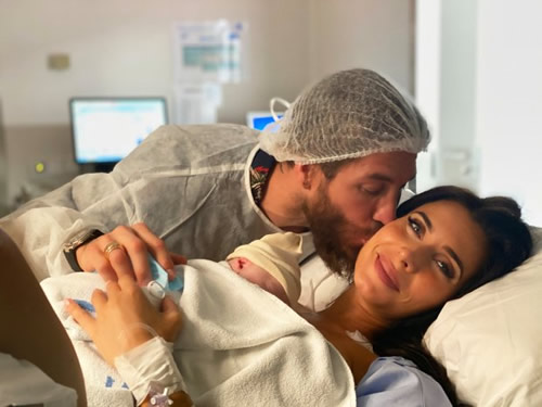 Sergio Ramos’ wife Pilar Rubio gives birth to FOURTH son Maximo Adriano as Real Madrid legend becomes dad again