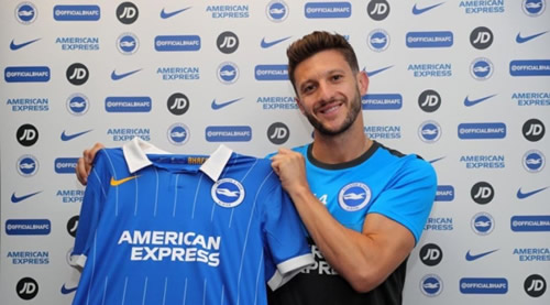 Adam Lallana completes free transfer to Brighton on three-year deal after leaving Premier League champions Liverpool