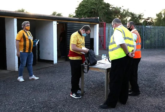 CAM ON IN Behind the scenes at Cambridge United and English football’s return of fans: Portaloos, spray paint and EFL hopes