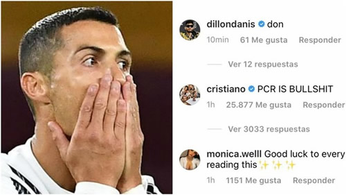 Cristiano Ronaldo's response to positive coronavirus test: PCR is bullsh*t
