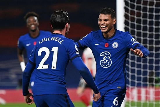 Thiago Silva and Chelsea 'in talks' to extend defender's contract after strong start