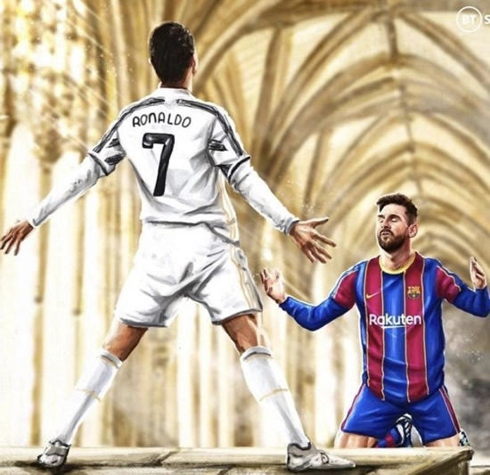 Cristiano Ronaldo's sister trolls Lionel Messi by posting picture of Barcelona legend worshipping Juventus star