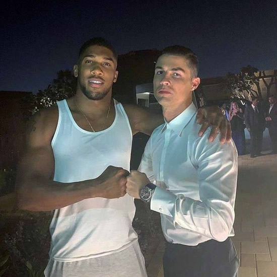 Cristiano Ronaldo opens up on Anthony Joshua conversation after surprise meeting in Dubai