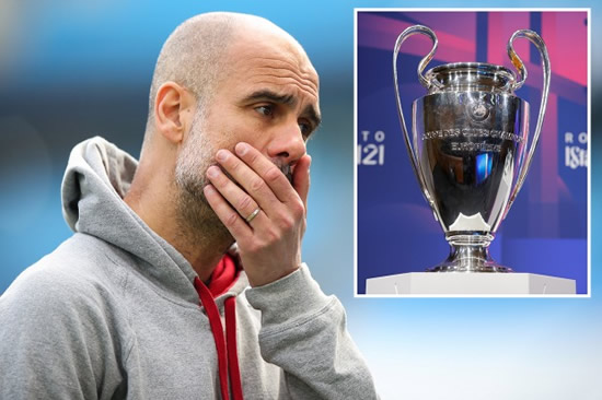 WIN OR BUST Pep Guardiola admits he’ll be branded a FAILURE if Man City don’t win Champions League