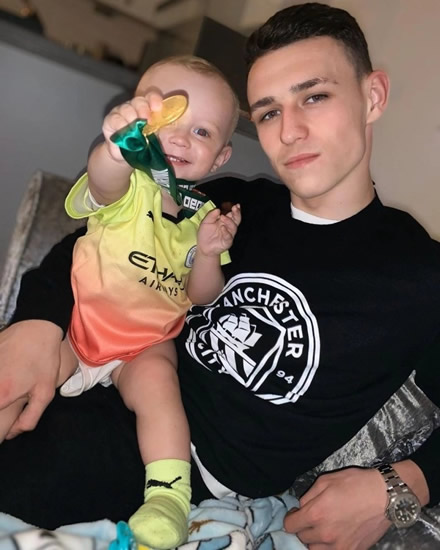 Man City ace Phil Foden reveals he and childhood sweetheart Rebecca Cooke have a second baby on the way