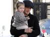 Daddy‘s girl ... David Beckham and Harper take a stroll in London