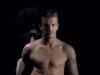 Abs-olutely fabulous ... David Beckham peels off in aftershave advert