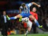 He's not the only one at it, Inigo Martinez has to take evasive action to avoid Rooney's right boot