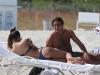 AC Milan striker Alessandro Matri soaked up the sun in Miami along with his model girlfriend Federica Nargi