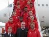Liverpool arrive in Basel ahead of the Europa League final